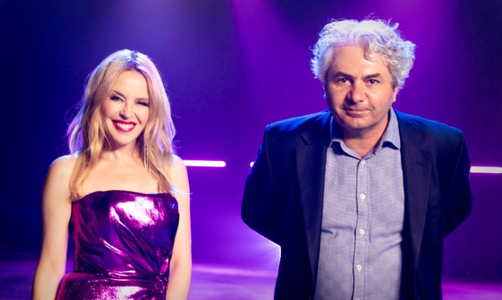 Kylie Minogue and ROXi CEO Rob Lewis