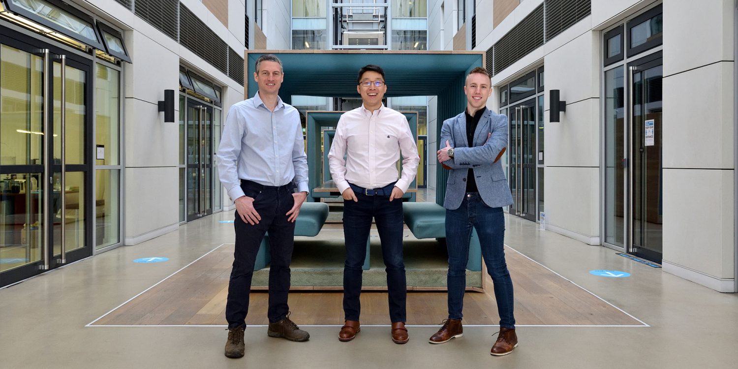 Prof Greg Offer, Dr Yan Zhao, Dr Ian Campbell Co Founders of Breathe Battery Technologies