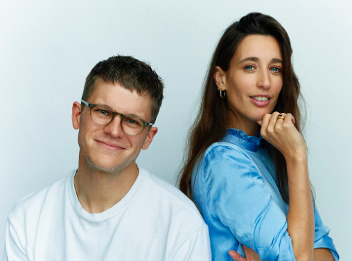 Laura Jackson and Daniel Crow Co Founder Glassette