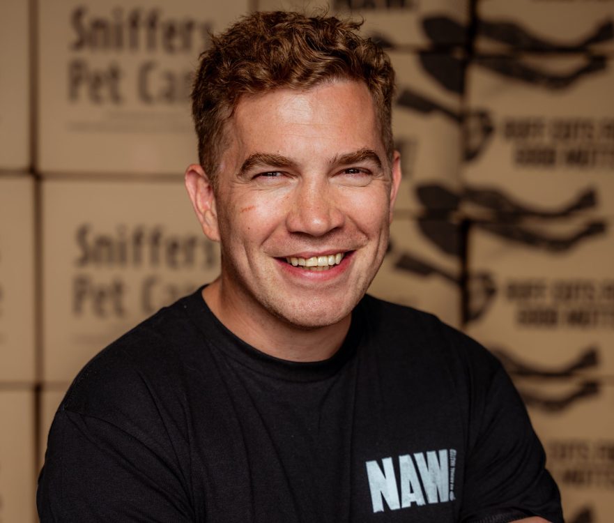Simon Brown, CEO of Sniffers Pet Care,
